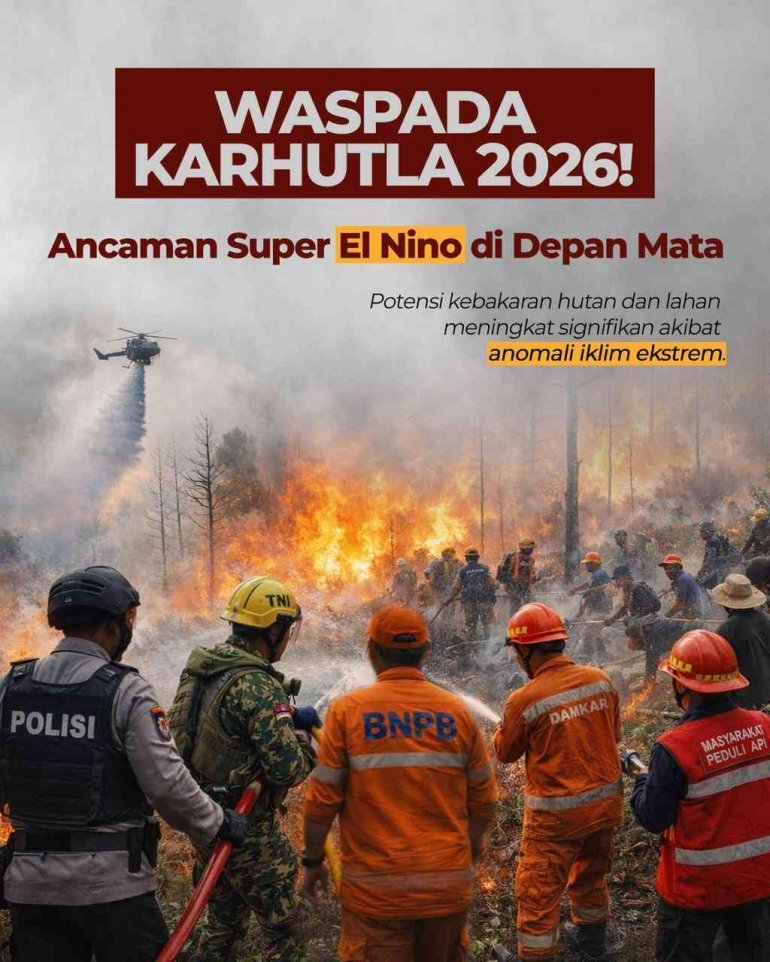 Bersama Waspada “Super El Nino” 2026: Jangan Sampai Langit Kita Kembali Mengabu!